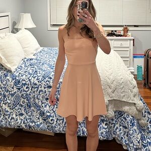 Urban Outfitters Blush tie back dress